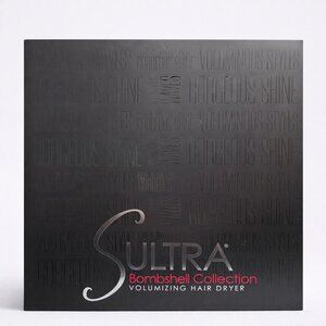 Sultra's Coveted Bombshell Volumizing Hair Dryer- New in Box- Black